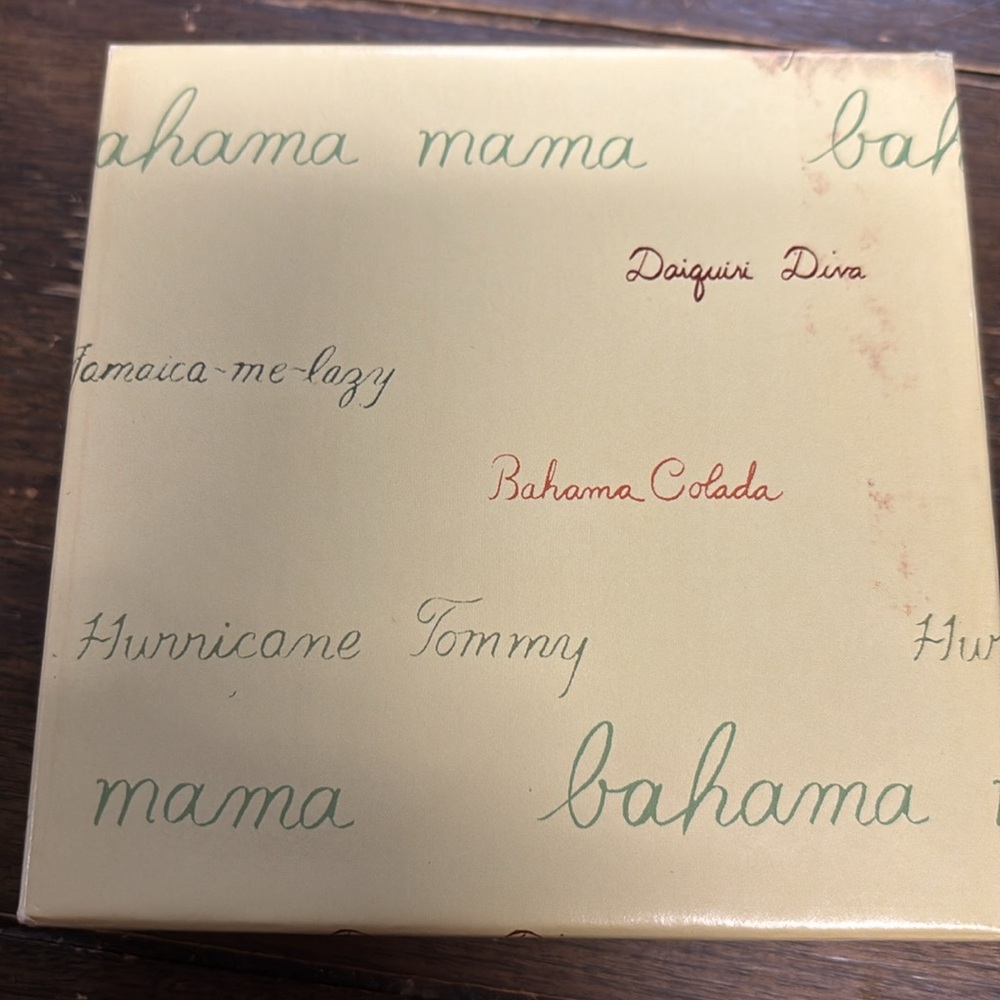 Tommy Bahama Coasters with Martini Design - Picture 3 of 5